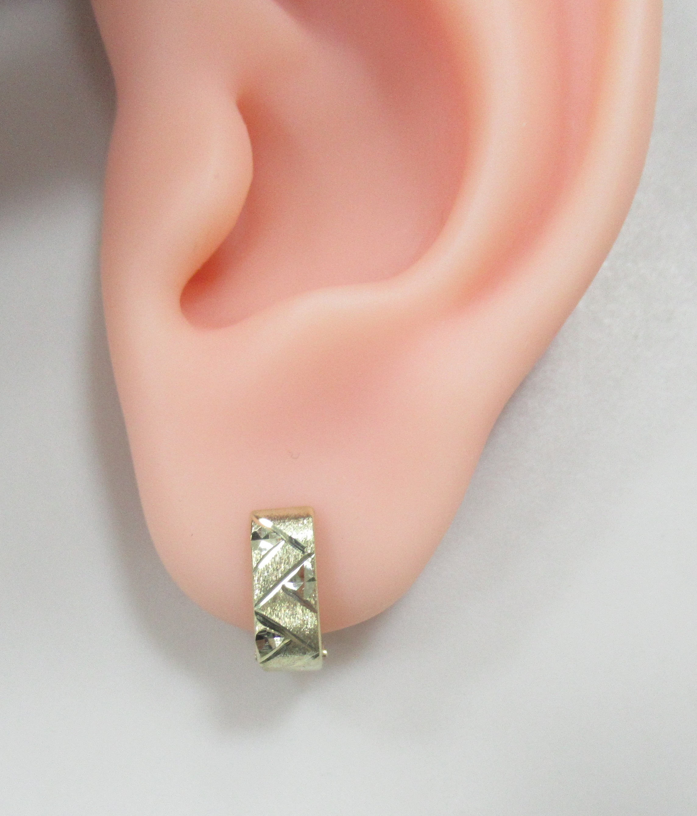 Серьги из желтого золота